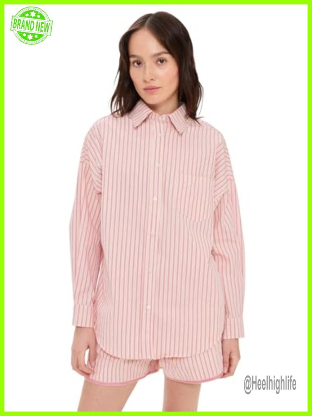 Little Lies Women's Harbor Shirt Button-Down Poplin Long Sleeve Blouse